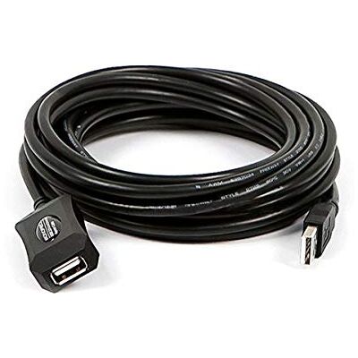 Monoprice USB kabel, USB 2. 0 M/F, 5 m, 5 m, USB A konektor/zdířka, černý Monoprice USB kabel, USB 2. 0 M/F, 5 m, 5 m, USB A konektor/zdířka, černý