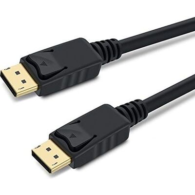 PremiumCord 8K DisplayPort 1. 3/1. 4 Kabel M/M 2 m, konektor na zástrčku, 32,4Gbps, Video 8K@30Hz, 5K@60Hz, 4K@120Hz 2160p, HDCP 2. 2, pozlacené přípojky, černé PremiumCord 8K DisplayPort 1. 3/1. 4 Kabel M/M 2 m, konektor na zástrčku, 32,4Gbps, Video 8K@30Hz, 5K@60Hz, 4K@120Hz 2160p, HDCP 2. 2, pozlacené přípojky, černé