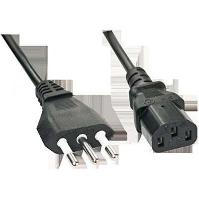 LINDY 30415 5m IEC-Netzkabel, Italien LINDY 30415 5m IEC-Netzkabel, Italien
