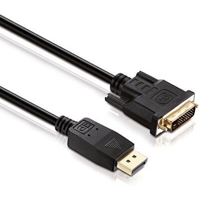 HDSupply DC045-010 DisplayPort/DVI spojovací kabel (DisplayPort konektor DVI Single Link konektor), pozlacené kontakty, 1,00 m, černý HDSupply DC045-010 DisplayPort/DVI spojovací kabel (DisplayPort konektor DVI Single Link konektor), pozlacené kontakty, 1,00 m, černý