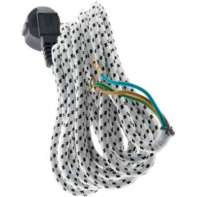 Zenitech Žehlový napájecí kabel 3G1 bílý 3 m délka ideální náhrada za vadný kabel Flexibilní kabel s dlouhou životností Jednoduché použití v domácnosti Rychlá a bezpečná instalace Zenitech Žehlový napájecí kabel 3G1 bílý 3 m délka ideální náhrada za vadný kabel Flexibilní kabel s dlouhou životností Jednoduché použití v domácnosti Rychlá a bezpečná instalace