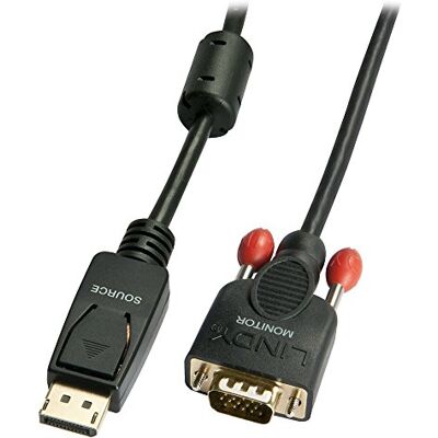 LINDY 41941 1 m DisplayPort na VGA kabel LINDY 41941 1 m DisplayPort na VGA kabel