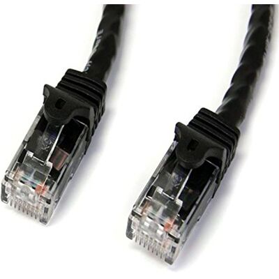 StarTech.com 1m Cat6 Snagless Gigabit UTP síťový kabel Cat 6 RJ45 síťový kabel s ochranou proti zlomení černý StarTech.com 1m Cat6 Snagless Gigabit UTP síťový kabel Cat 6 RJ45 síťový kabel s ochranou proti zlomení černý