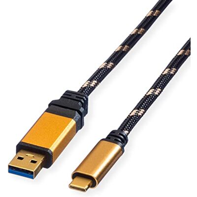 ROLINE GOLD USB 3.2 Gen 1 Kabel, A-C, ST/ST, 1 m ROLINE GOLD USB 3.2 Gen 1 Kabel, A-C, ST/ST, 1 m