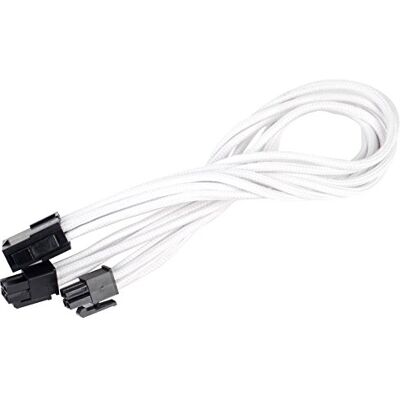 Silverstone SST-PP07-EPS8W Prodlužovací kabel síťového zdroje 30 cm EPS 8pin na EPS/ATX 4+4pin, bílý Silverstone SST-PP07-EPS8W Prodlužovací kabel síťového zdroje 30 cm EPS 8pin na EPS/ATX 4+4pin, bílý