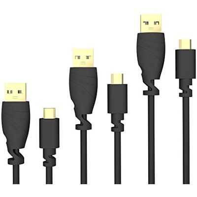 KabelDirekt – Micro USB kabel – 3 x 0,5 m (USB 2. 0, nabíjecí kabel, datový kabel, černý) – TOP série KabelDirekt – Micro USB kabel – 3 x 0,5 m (USB 2. 0, nabíjecí kabel, datový kabel, černý) – TOP série