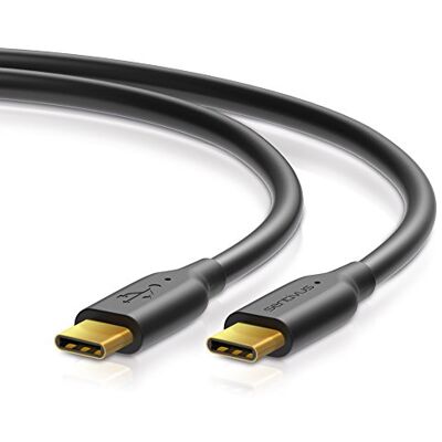 Sentivus USB 2. 0 Kabel 1. 5A C konektor / C konektor 1,00 m černý Sentivus USB 2. 0 Kabel 1. 5A C konektor / C konektor 1,00 m černý