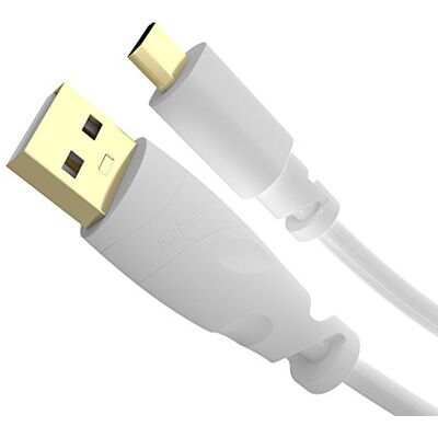 KabelDirekt – Micro USB kabel – 1 m – USB 2. 0, bílý – pro chytrý telefon KabelDirekt – Micro USB kabel – 1 m – USB 2. 0, bílý – pro chytrý telefon