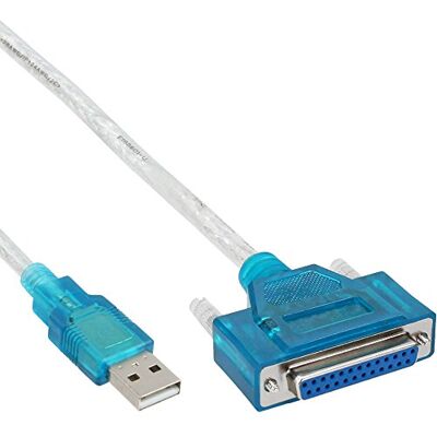 InLine ® USB na 25pól paralelní, kabel adaptéru k tiskárně InLine ® USB na 25pól paralelní, kabel adaptéru k tiskárně