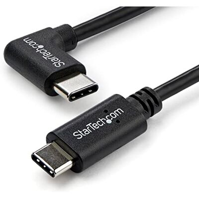 StarTech.com USB- C Kabel rechtsgewinkelt St/St 1m USB 2.0 USB Typ-C Kabel 90 grad USB C USB-C auf USB C USB-C Ladekabel StarTech.com USB- C Kabel rechtsgewinkelt St/St 1m USB 2.0 USB Typ-C Kabel 90 grad USB C USB-C auf USB C USB-C Ladekabel