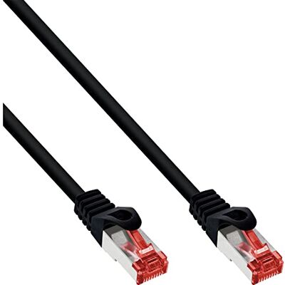 InLine 73605X Crossover patch kabel, S/FTP, Cat.6, černý, 5 m InLine 73605X Crossover patch kabel, S/FTP, Cat.6, černý, 5 m