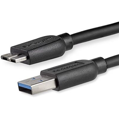 StarTech . com 2m tenký SuperSpeed USB 3. 0 A na kabel Micro B ks / St USB 3. 0 připojovací kabel černý StarTech . com 2m tenký SuperSpeed USB 3. 0 A na kabel Micro B ks / St USB 3. 0 připojovací kabel černý