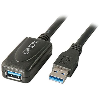 LINDY 43155 5m USB 3. 0 Aktivní prodloužení LINDY 43155 5m USB 3. 0 Aktivní prodloužení