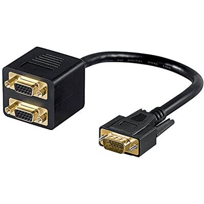 Goobay Wentronic SVGA Adapter (SVGA-Stecker auf 2x SVGA-Buchse) Goobay Wentronic SVGA Adapter (SVGA-Stecker auf 2x SVGA-Buchse)