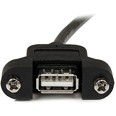 StarTech.com 60 cm USB A montáž clony kabel Bu/St, USB prodlužovací kabel, montážní zdířky kabel prodloužení StarTech.com 60 cm USB A montáž clony kabel Bu/St, USB prodlužovací kabel, montážní zdířky kabel prodloužení