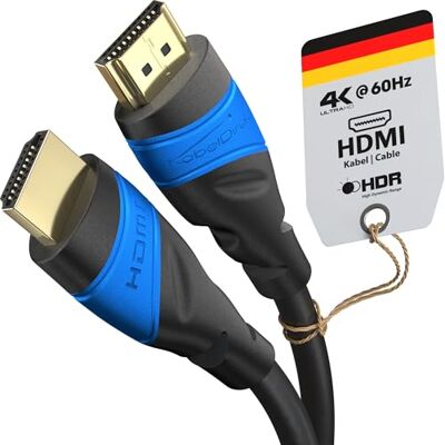 KabelDirekt HDMI kabel High Speed s Ethernetem, 15 m, 1,4 A, podporuje Full HD 3D a zpětný audio kanál (Audio Return Channel) 20m KabelDirekt HDMI kabel High Speed s Ethernetem, 15 m, 1,4 A, podporuje Full HD 3D a zpětný audio kanál (Audio Return Channel) 20m