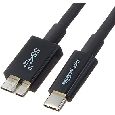 Amazon Basics spojovací kabel, USB-C na Micro USB typ B, USB 3.1, 2. generace, 0,9 m, černý, chytrý telefon Amazon Basics spojovací kabel, USB-C na Micro USB typ B, USB 3.1, 2. generace, 0,9 m, černý, chytrý telefon