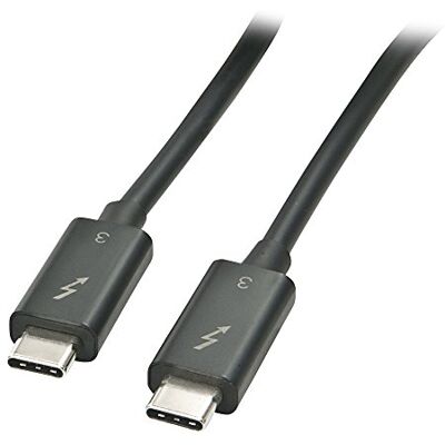 LINDY 41557 Thunderbolt 3 Kabel, 2m, schwarz LINDY 41557 Thunderbolt 3 Kabel, 2m, schwarz