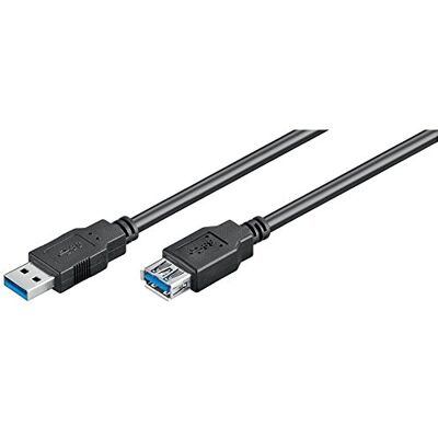 Goobay 93998 Super USB 3. 0 Kabel Prodloužení / Prodlužovací kabel pro přístroje s USB konektorem / přenos dat 5 Gbit/s / trojnásobně stíněný / 1,8m Goobay 93998 Super USB 3. 0 Kabel Prodloužení / Prodlužovací kabel pro přístroje s USB konektorem / přenos dat 5 Gbit/s / trojnásobně stíněný / 1,8m