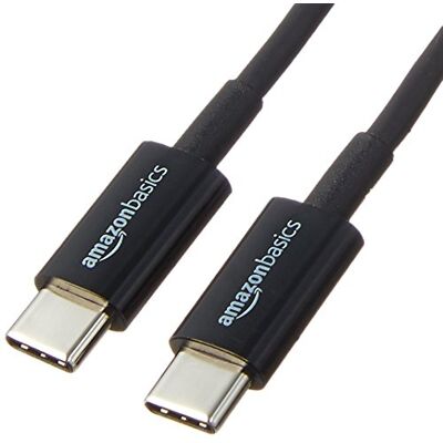 Amazon Basics USB-C na USB-C 2.0 rychlonabíjecí kabel, rychlost 480 Mbit/s, certifikace USB-IF, pro Apple iPhone 16/15, iPad, Samsung Galaxy, tablety, laptopy, 1,8 m, černý Amazon Basics USB-C na USB-C 2.0 rychlonabíjecí kabel, rychlost 480 Mbit/s, certifikace USB-IF, pro Apple iPhone 16/15, iPad, Samsung Galaxy, tablety, laptopy, 1,8 m, černý