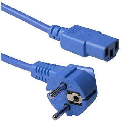 ACT C13 na CEE7/7 kabel pro studené spotřebiče 1,8 m modrý – AK5134 ACT C13 na CEE7/7 kabel pro studené spotřebiče 1,8 m modrý – AK5134