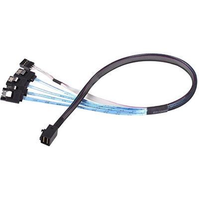 Silverstone SST-CPS05 interní Mini SAS HD na SATA kabel, 36pin SFF8643 konektor (HOST) na 4x 7pin SATA konektor (Target) s bočním páskem Mini-SAS-HD kabel (SGPIO), podporuje SATA 3.0 průmyslový Silverstone SST-CPS05 interní Mini SAS HD na SATA kabel, 36pin SFF8643 konektor (HOST) na 4x 7pin SATA konektor (Target) s bočním páskem Mini-SAS-HD kabel (SGPIO), podporuje SATA 3.0 průmyslový
