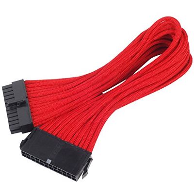 Silverstone SST-PP07-MBR prodlužovací kabel síťový zdroj 30 cm základní deska 24pin na 24pin, červený Silverstone SST-PP07-MBR prodlužovací kabel síťový zdroj 30 cm základní deska 24pin na 24pin, červený