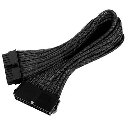 Silverstone SST-PP07-MBB Prodlužovací kabel síťového zdroje 30 cm základní deska 24pin na 24pin, černý Silverstone SST-PP07-MBB Prodlužovací kabel síťového zdroje 30 cm základní deska 24pin na 24pin, černý