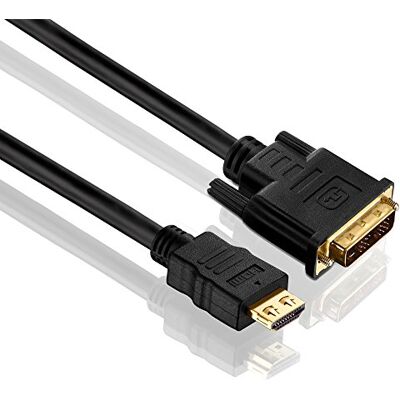 PureLink PI3000-020 HDMI na Single Link DVI spojovací kabel (2K FullHD (1080p), Ethernet), HDMI-A konektor na DVI-D konektor (18+1), certifikovaný, 2,00 m, černý kabel PureLink PI3000-020 HDMI na Single Link DVI spojovací kabel (2K FullHD (1080p), Ethernet), HDMI-A konektor na DVI-D konektor (18+1), certifikovaný, 2,00 m, černý kabel