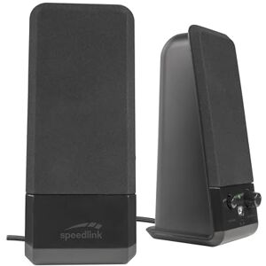 Speedlink EVENT Stereo PC reproduktor – PC reproduktor s jackem 3,5 mm, aktivní počítačové reproduktory, 12 W, pro kancelář, kancelář, PC, stolní počítač, notebook, černý Speedlink EVENT Stereo PC reproduktor – PC reproduktor s jackem 3,5 mm, aktivní počítačové reproduktory, 12 W, pro kancelář, kancelář, PC, stolní počítač, notebook, černý