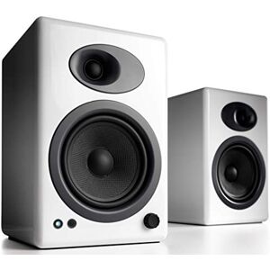 Audioengine Aktivní regálový reproduktor A5+ Classic 150 W vestavěný analogový zesilovač dálkové ovládání RCA a 3,5mm jack vstupy včetně kabelu (WeiB) Audioengine Aktivní regálový reproduktor A5+ Classic 150 W vestavěný analogový zesilovač dálkové ovládání RCA a 3,5mm jack vstupy včetně kabelu (WeiB)