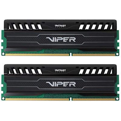 Patriot Memory Patriot PV316G186C0K Black Mamba operační paměť 16GB (1866MHz, CL10, 2X 8GB) DDR3-RAM Kit zwart Patriot Memory Patriot PV316G186C0K Black Mamba operační paměť 16GB (1866MHz, CL10, 2X 8GB) DDR3-RAM Kit zwart