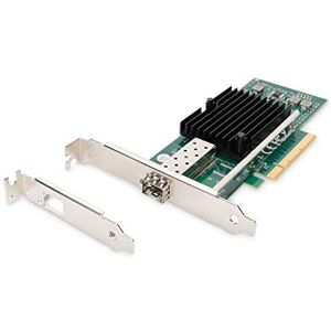 Digitus Síťová karta SFP+ PCIe – 10 Gigabit Ethernet – 1-Port PCI-Express adaptér – čipová sada Intel – 9K Jumbo Frames – VLAN – 10 Gbit/s – slotová clona s nízkým profilem – pro servery a Homelab Digitus Síťová karta SFP+ PCIe – 10 Gigabit Ethernet – 1-Port PCI-Express adaptér – čipová sada Intel – 9K Jumbo Frames – VLAN – 10 Gbit/s – slotová clona s nízkým profilem – pro servery a Homelab