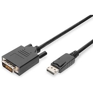Digitus DisplayPort kabel adaptéru DP DVI (24+1) Full-HD 1080p/60Hz Displayport 1. 1a 1. 0m se zamykáním vhodné pro monitory, grafické karty černý Digitus DisplayPort kabel adaptéru DP DVI (24+1) Full-HD 1080p/60Hz Displayport 1. 1a 1. 0m se zamykáním vhodné pro monitory, grafické karty černý