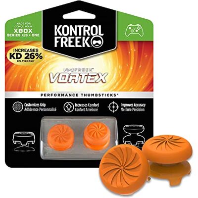 KontrolFreek FPS Freek Vortex pro Xbox One a Xbox Series X Controller Performance Thumbsticks 1 x vysoké konvexní, 1 x střední konkávní oranžové KontrolFreek FPS Freek Vortex pro Xbox One a Xbox Series X Controller Performance Thumbsticks 1 x vysoké konvexní, 1 x střední konkávní oranžové