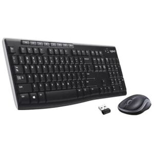 Logitech MK270 bezdrátová sada s klávesnicí a myší pro Windows, francouzské rozložení AZERTY černá Logitech MK270 bezdrátová sada s klávesnicí a myší pro Windows, francouzské rozložení AZERTY černá