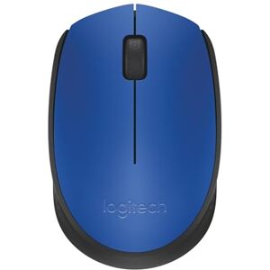 Logitech Bezdrátová myš M171, 2,4 GHz spojení přes USB přijímač, optický senzor, výdrž baterie 12 měsíců, pro leváky i praváky, 3 tlačítka, PC/Mac – modrá Logitech Bezdrátová myš M171, 2,4 GHz spojení přes USB přijímač, optický senzor, výdrž baterie 12 měsíců, pro leváky i praváky, 3 tlačítka, PC/Mac – modrá