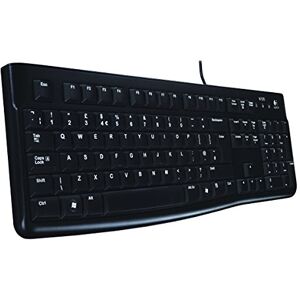Logitech K120 Kabelová klávesnice pro Windows, USB port, tiché psaní, robustní, ochrana proti stříkající vodě, nastavitelný stojan klávesnice, rozložení Magyar QWERTY – černá Logitech K120 Kabelová klávesnice pro Windows, USB port, tiché psaní, robustní, ochrana proti stříkající vodě, nastavitelný stojan klávesnice, rozložení Magyar QWERTY – černá