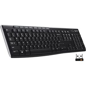 Logitech K270 bezdrátová klávesnice pro Windows, španělské rozložení QWERTY – černá Logitech K270 bezdrátová klávesnice pro Windows, španělské rozložení QWERTY – černá