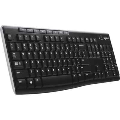 Logitech K270 bezdrátová klávesnice pro Windows Skandinávské rozložení QWERTY – černé Logitech K270 bezdrátová klávesnice pro Windows Skandinávské rozložení QWERTY – černé