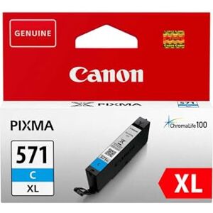 Canon Originální inkoust CLI-571XL C, velikost XL, azurová, recyklovatelné balení Canon Originální inkoust CLI-571XL C, velikost XL, azurová, recyklovatelné balení