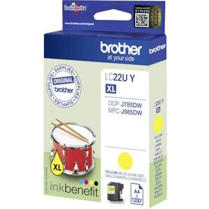 Brother LC22UY žluté originální inkoustové kazety Pack of 1 Brother LC22UY žluté originální inkoustové kazety Pack of 1