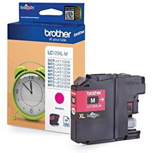 Brother Originální LC-125XLM inkoustová kazeta purpurová na 1.200 stran Brother Originální LC-125XLM inkoustová kazeta purpurová na 1.200 stran