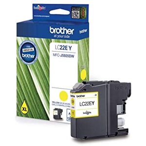 Brother LC-22EY,žlutá, originální inkoustová kazeta pro MFC-J5920DW Brother LC-22EY,žlutá, originální inkoustová kazeta pro MFC-J5920DW