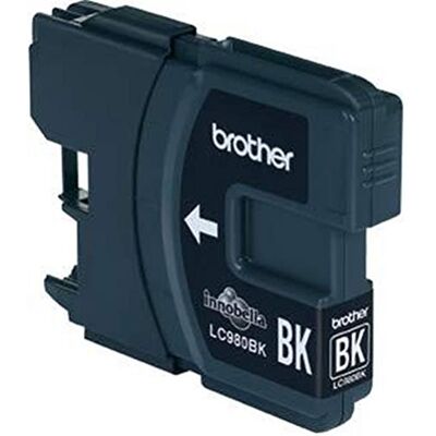 Brother Originální inkoustová kazeta LC-980BK, černá standardní Brother Originální inkoustová kazeta LC-980BK, černá standardní