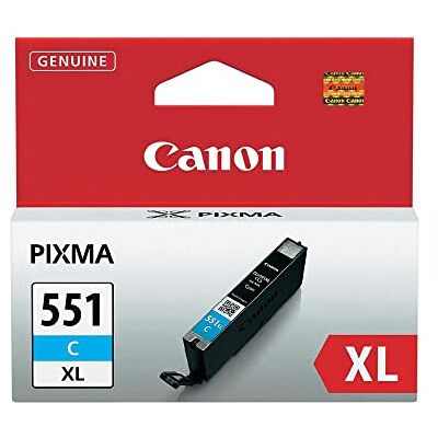 Canon Originální inkoustová kazeta CLI-551, Azurová xl Canon Originální inkoustová kazeta CLI-551, Azurová xl