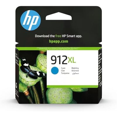 HP 912XL Cyan originální patrona do tiskárny, vysoký dosah Inkoust pro Officejet 8010, 8010e, OfficeJet Pro 8020, 8020e, ~825 stránek (3YL81AE) HP 912XL Cyan originální patrona do tiskárny, vysoký dosah Inkoust pro Officejet 8010, 8010e, OfficeJet Pro 8020, 8020e, ~825 stránek (3YL81AE)