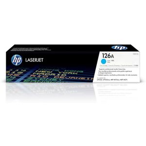 HP Originální toner 126 A (CF341 A), modrá / žlutá / červená pro tiskárny Color Laserjet Pro + azurový toner 126 A, Azurová HP Originální toner 126 A (CF341 A), modrá / žlutá / červená pro tiskárny Color Laserjet Pro + azurový toner 126 A, Azurová