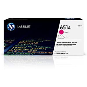 HP 651A (CE343A) červený originální toner pro Laserjet Enterprise M775, purpurová HP 651A (CE343A) červený originální toner pro Laserjet Enterprise M775, purpurová