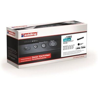edding Toner EDD-1060 Schwarz Reichweite 1000 Seiten Ersetzt Brother TN-1050 edding Toner EDD-1060 Schwarz Reichweite 1000 Seiten Ersetzt Brother TN-1050